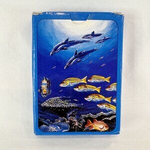 Fish Playing Cards Complete Deck Identification & Size Swap Cards Poker Size